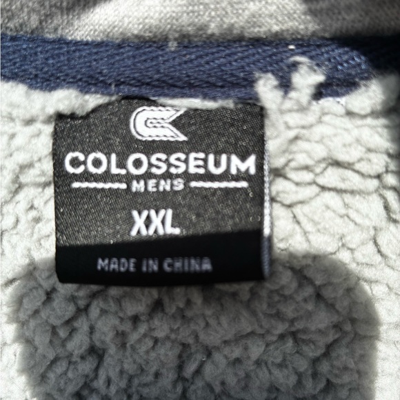 United States Naval Academy 
Navy and White Plaid Jacket with Gray Hood - Picture 4 of 5